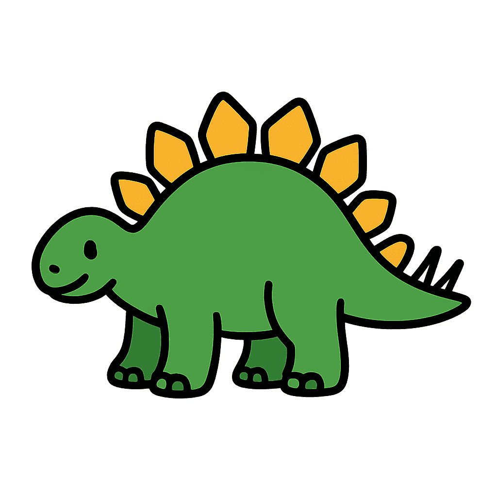 her stegosaurus Bernard