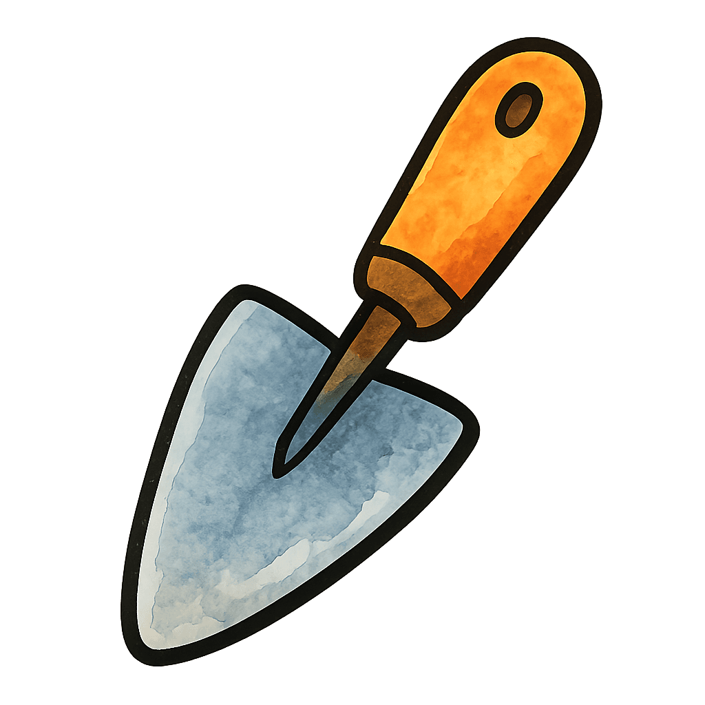 her trowel