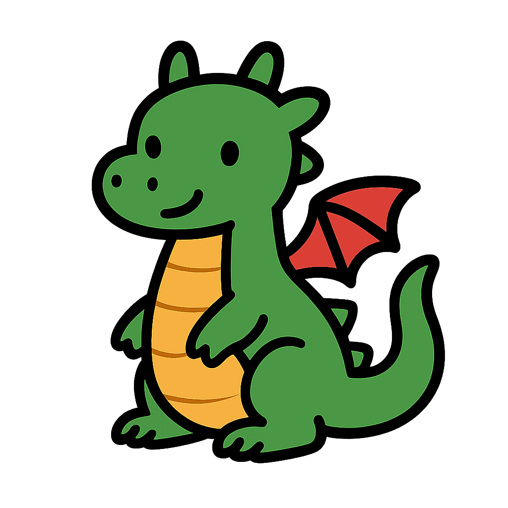 the dragon from the bedtime book