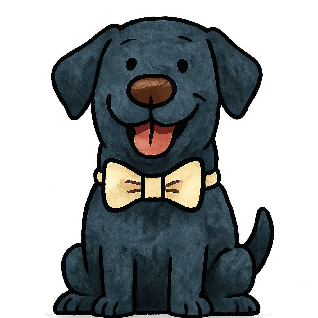 their dog Bruno